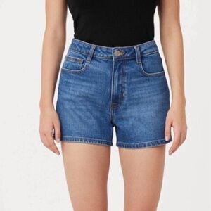 Frank & Oak Blue Denim Jean Shorts set of 2
